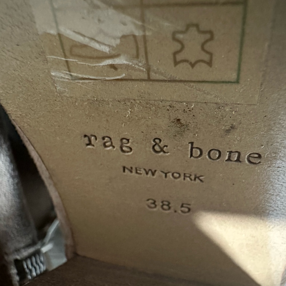 $495 RAG & BONE NEW YORK Margot Italian Suede Leather Ankle bootie 8.5 - 38.5 EU - Picture 8 of 9